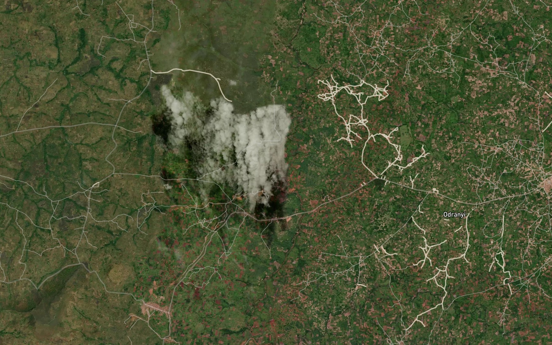 Satellite map of the Amagnia