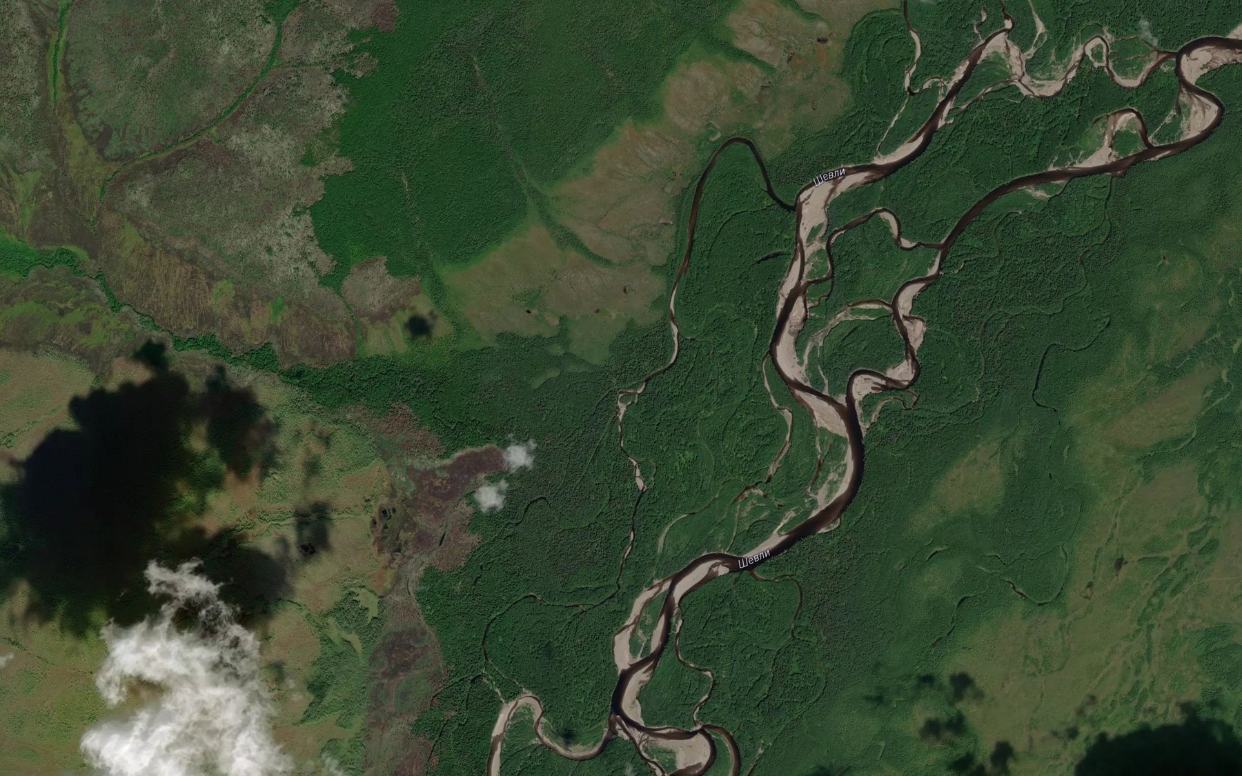 Satellite map of the Murininka