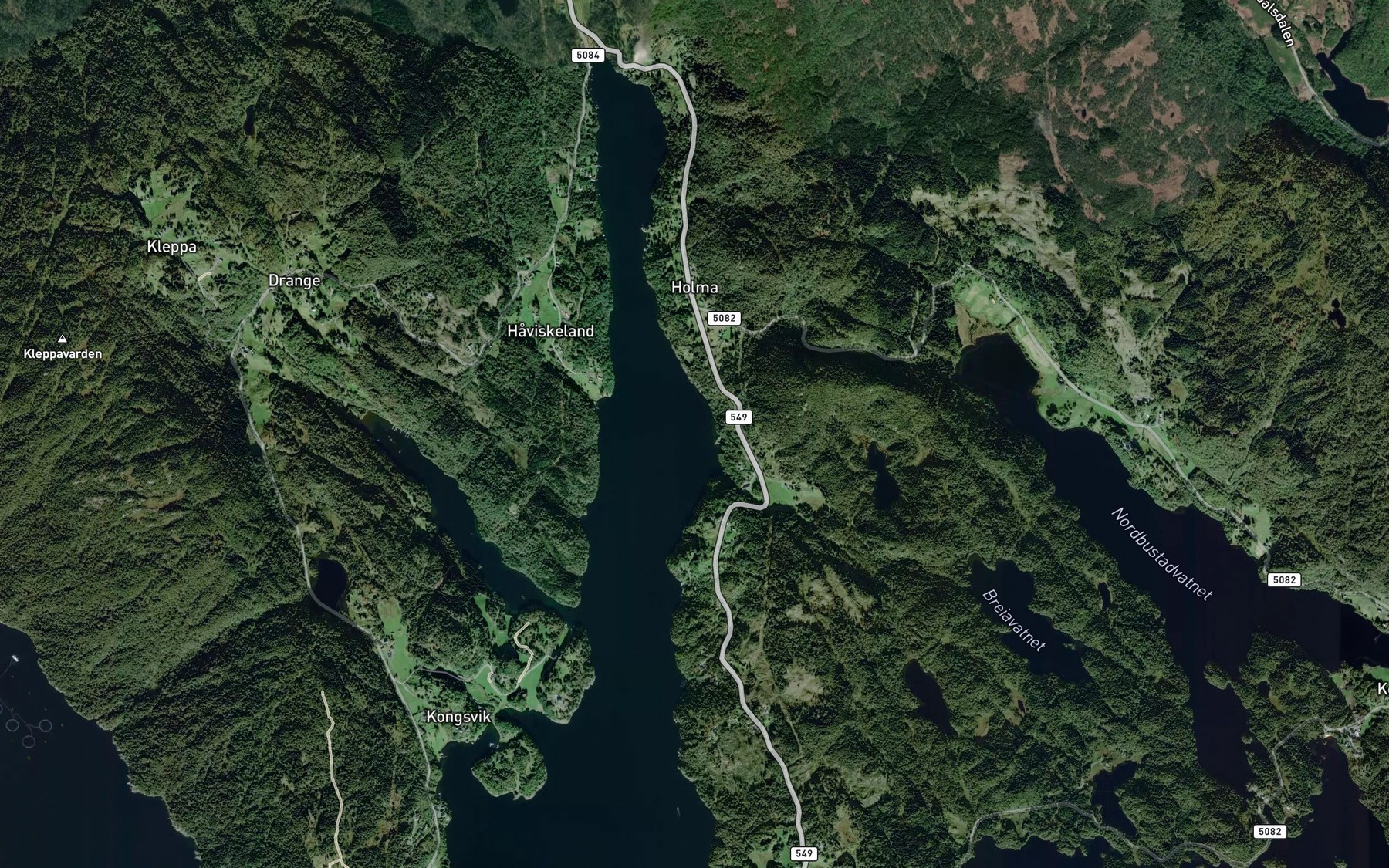 Satellite map of the Eplandsvika