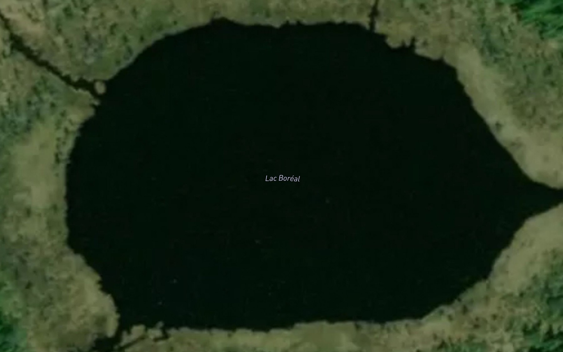 Satellite map of the Lac Boreal