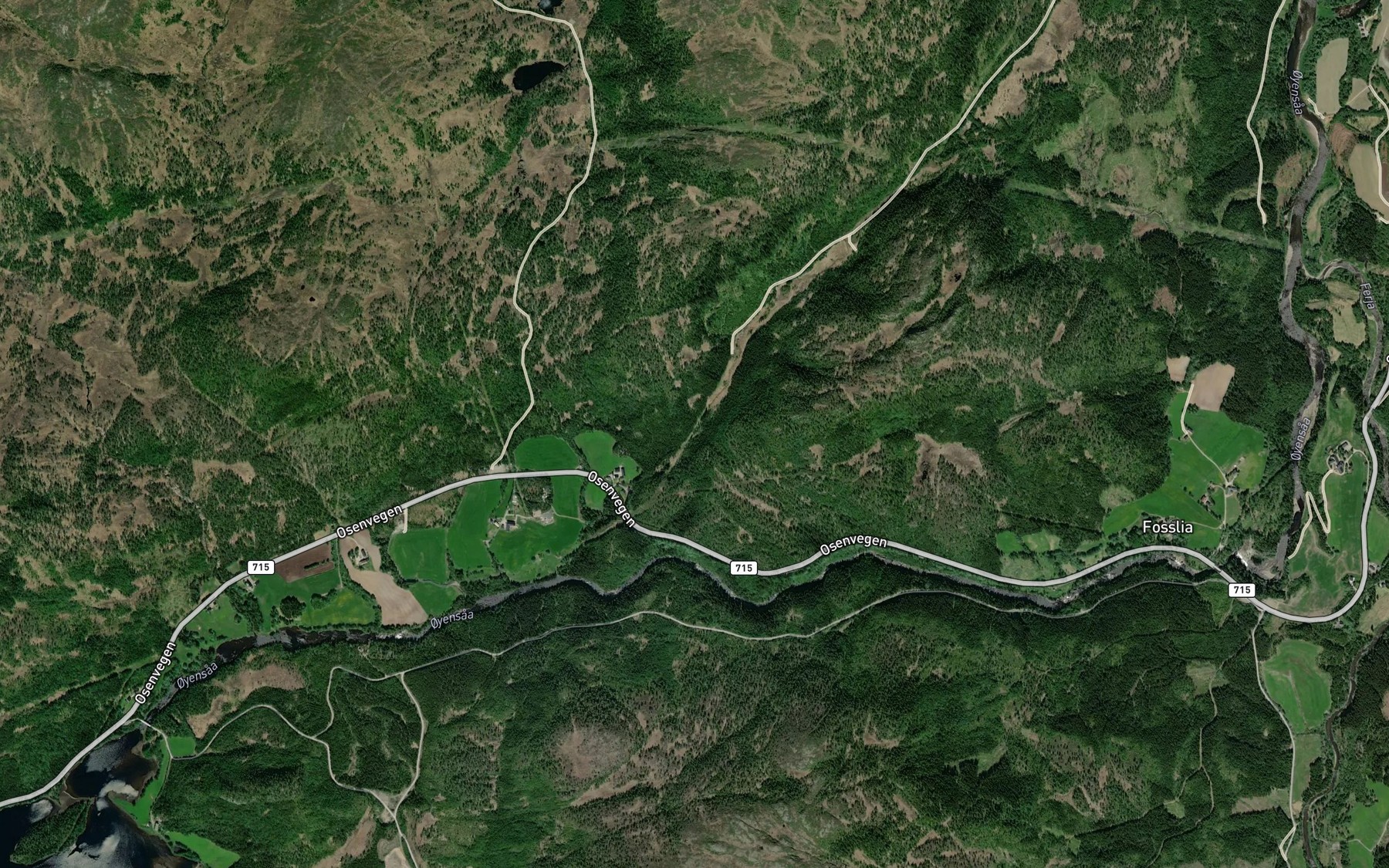 Satellite map of the Djupskarbekken