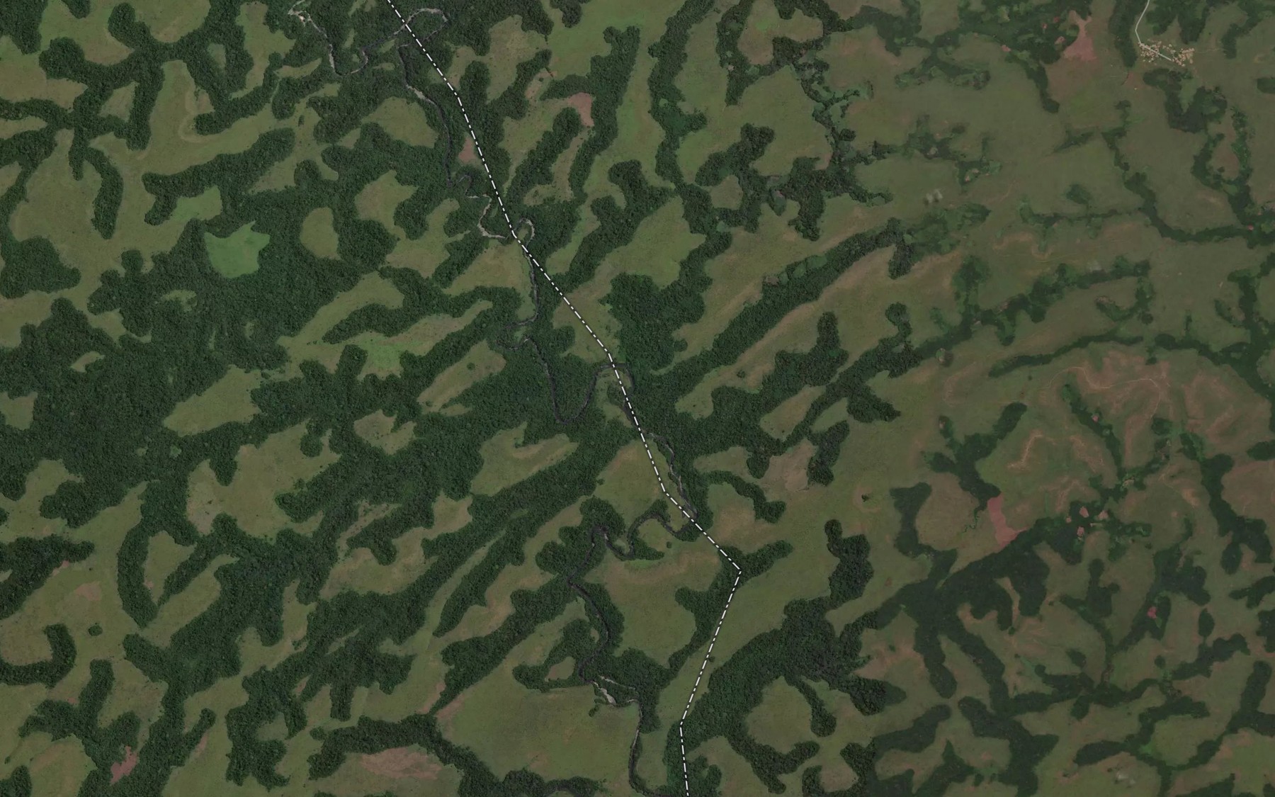 Satellite map of the Mfouari