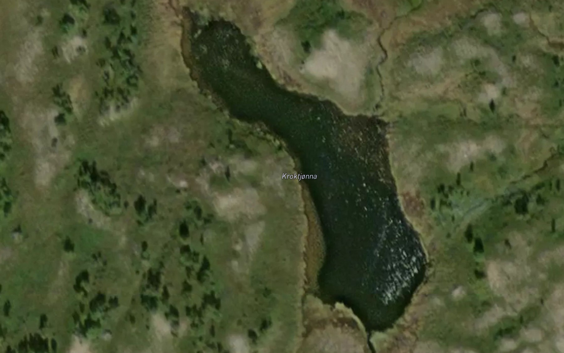 Satellite map of the Kroktjorn