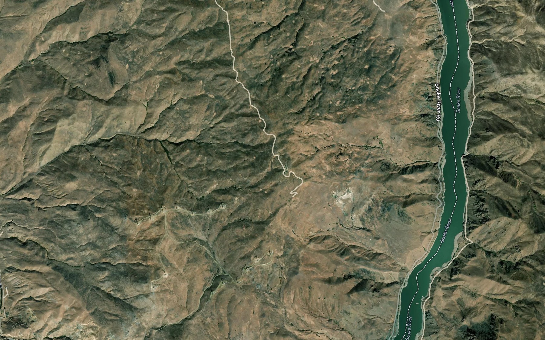 Satellite map of the Microwave Spring