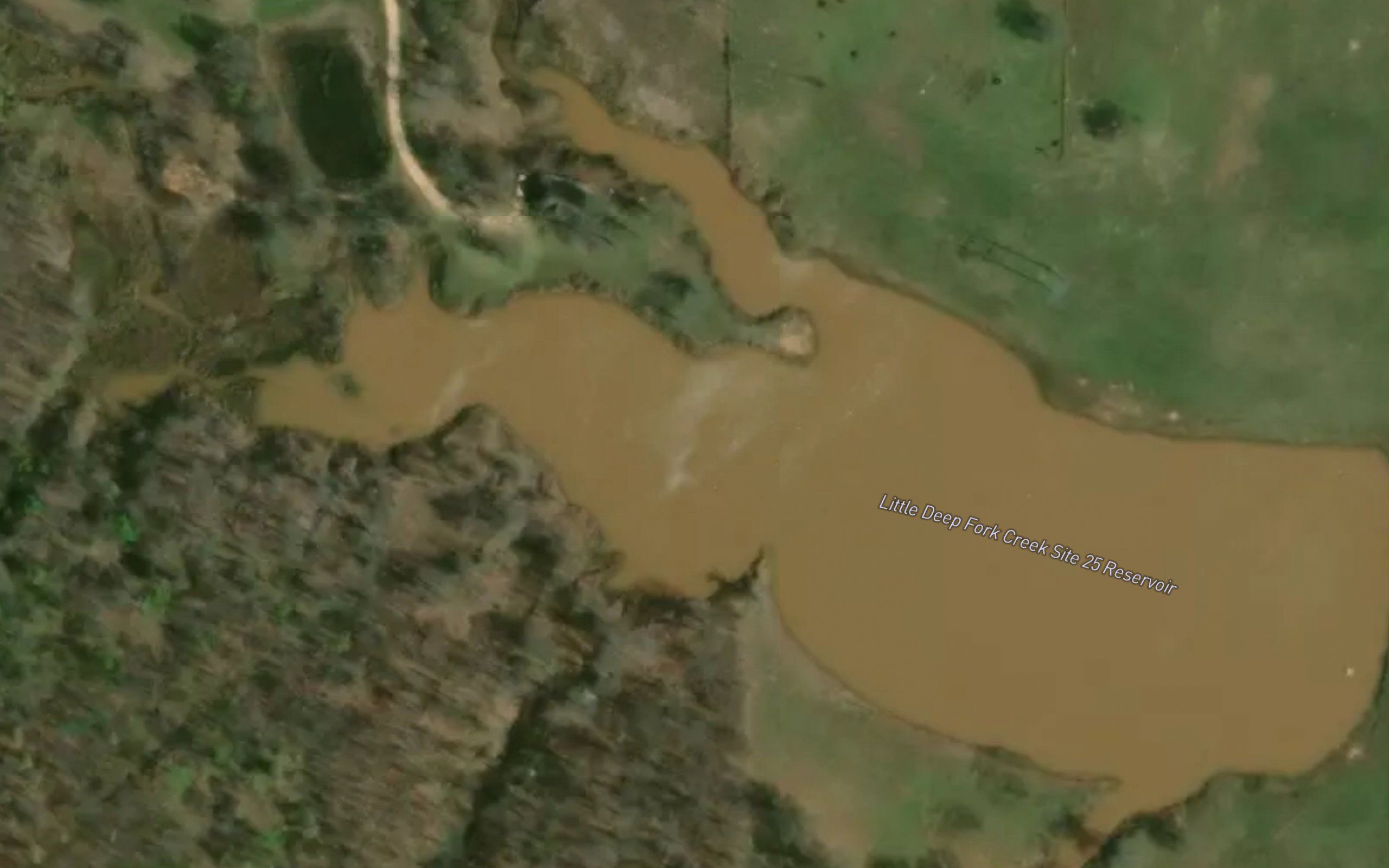 Little Deep Fork Creek Site 25 Reservoir