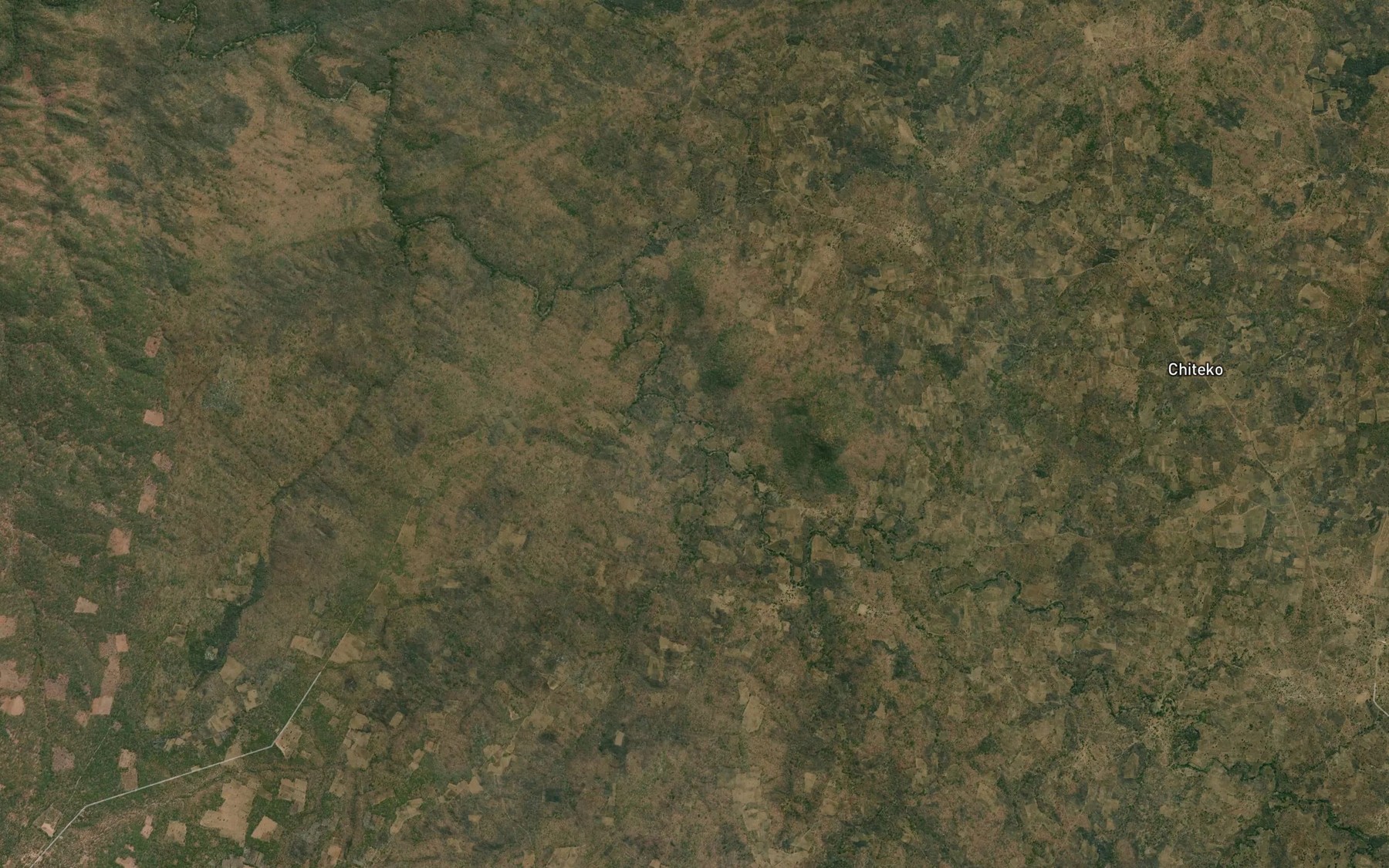 Satellite map of the Kaunga