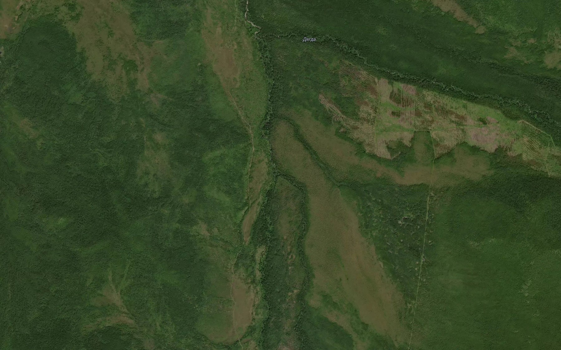 Satellite map of the Bludnyy