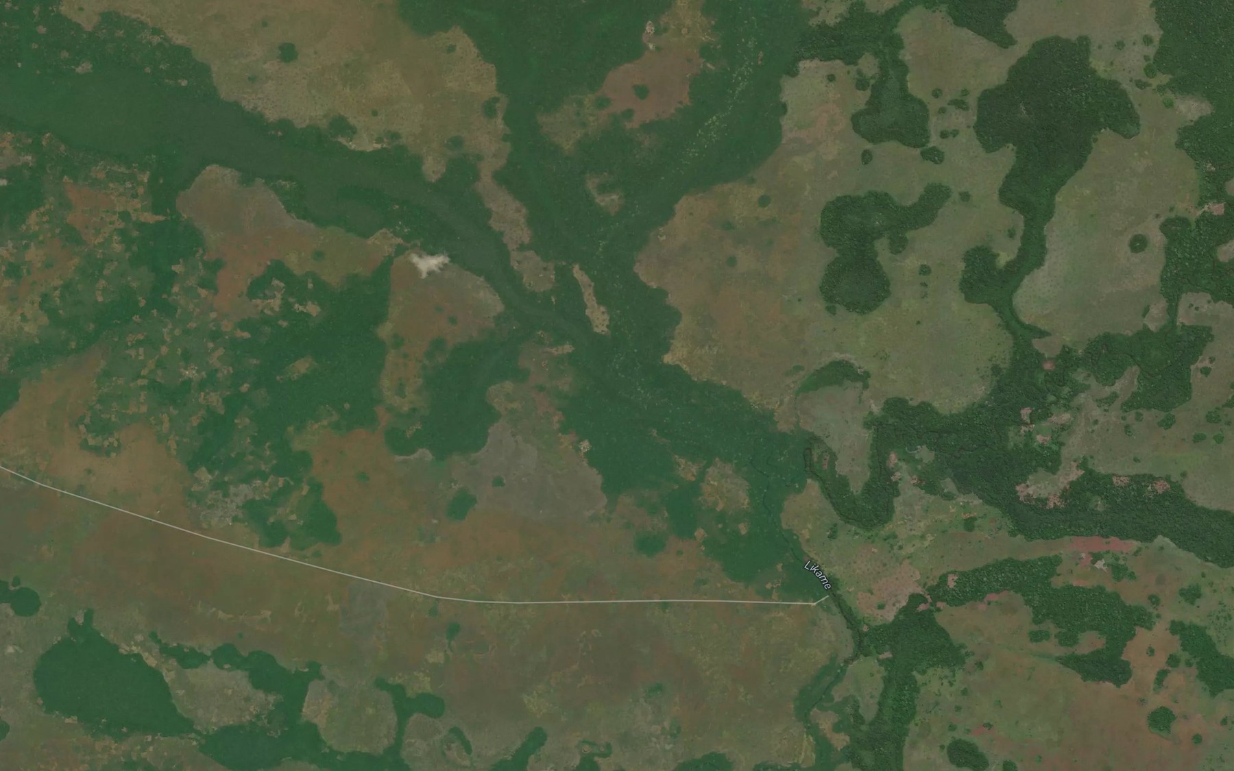 Satellite map of the Bongo