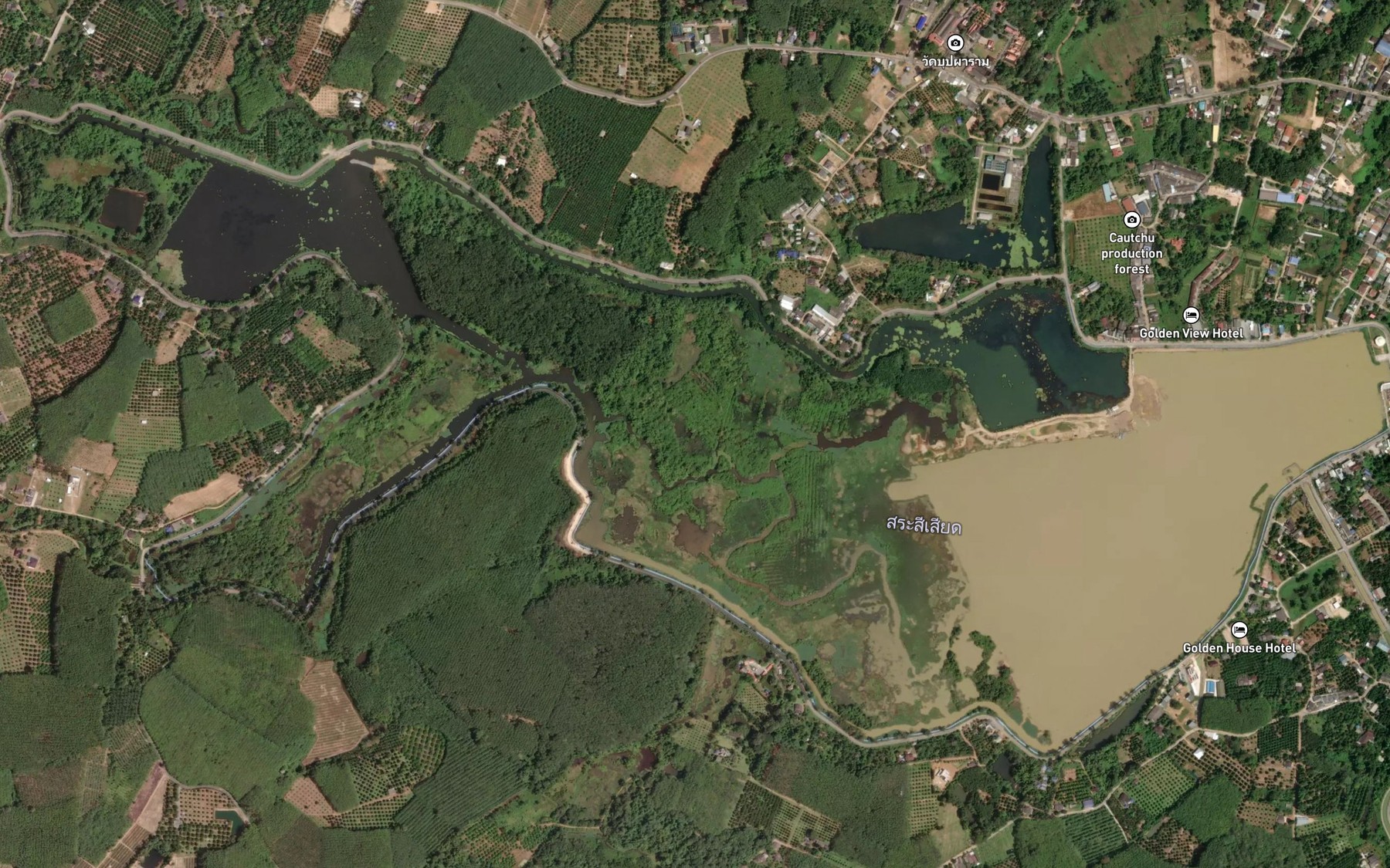 Satellite map of the Ang Kep Nam Chonlaprathan