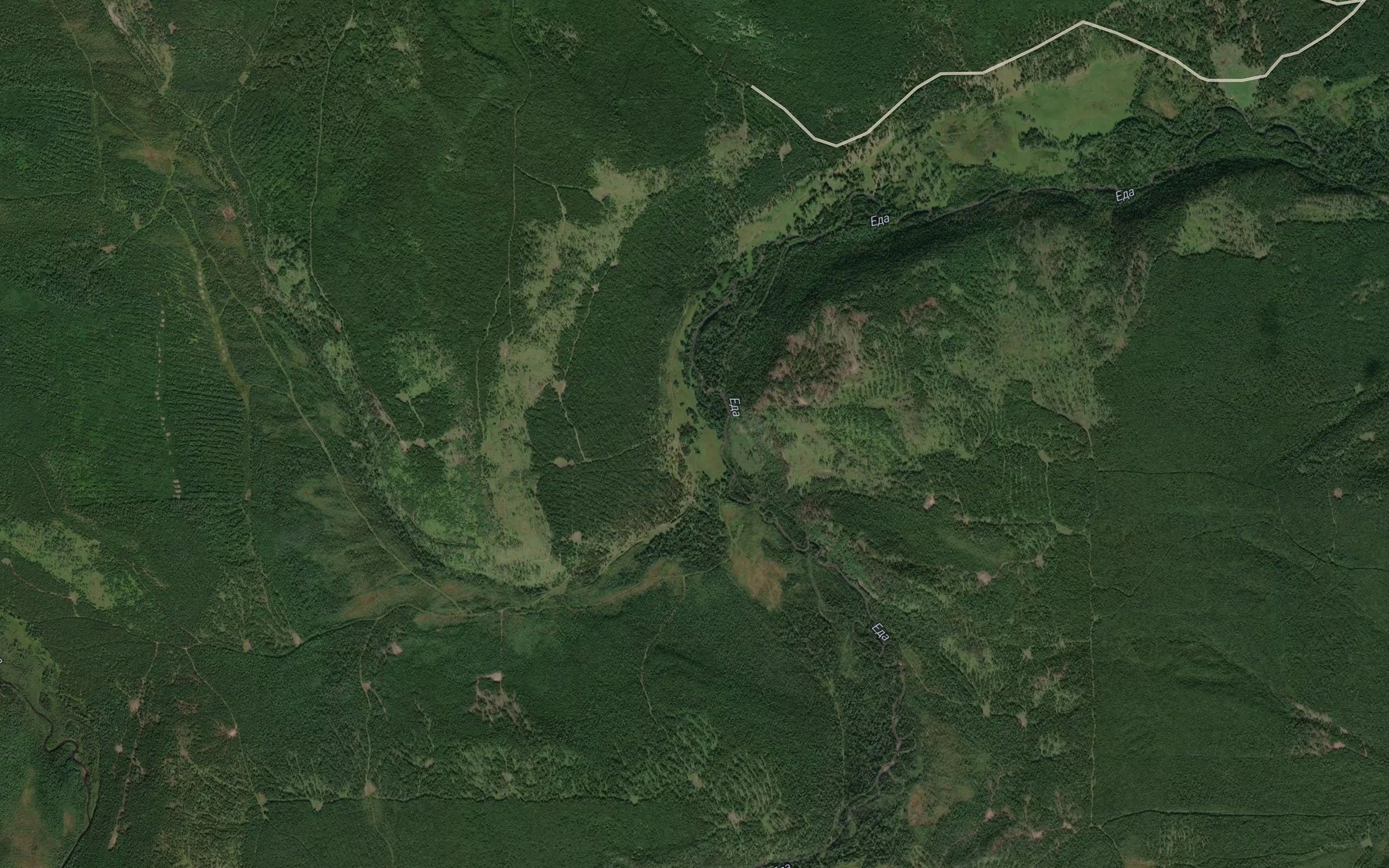 Satellite map of the Muktey