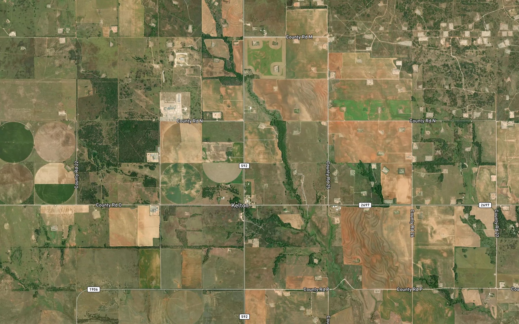 Satellite map of the Wheeler Springs