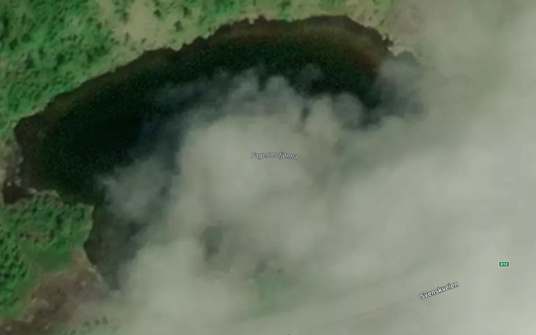 Satellite map of the Fagermotjorna