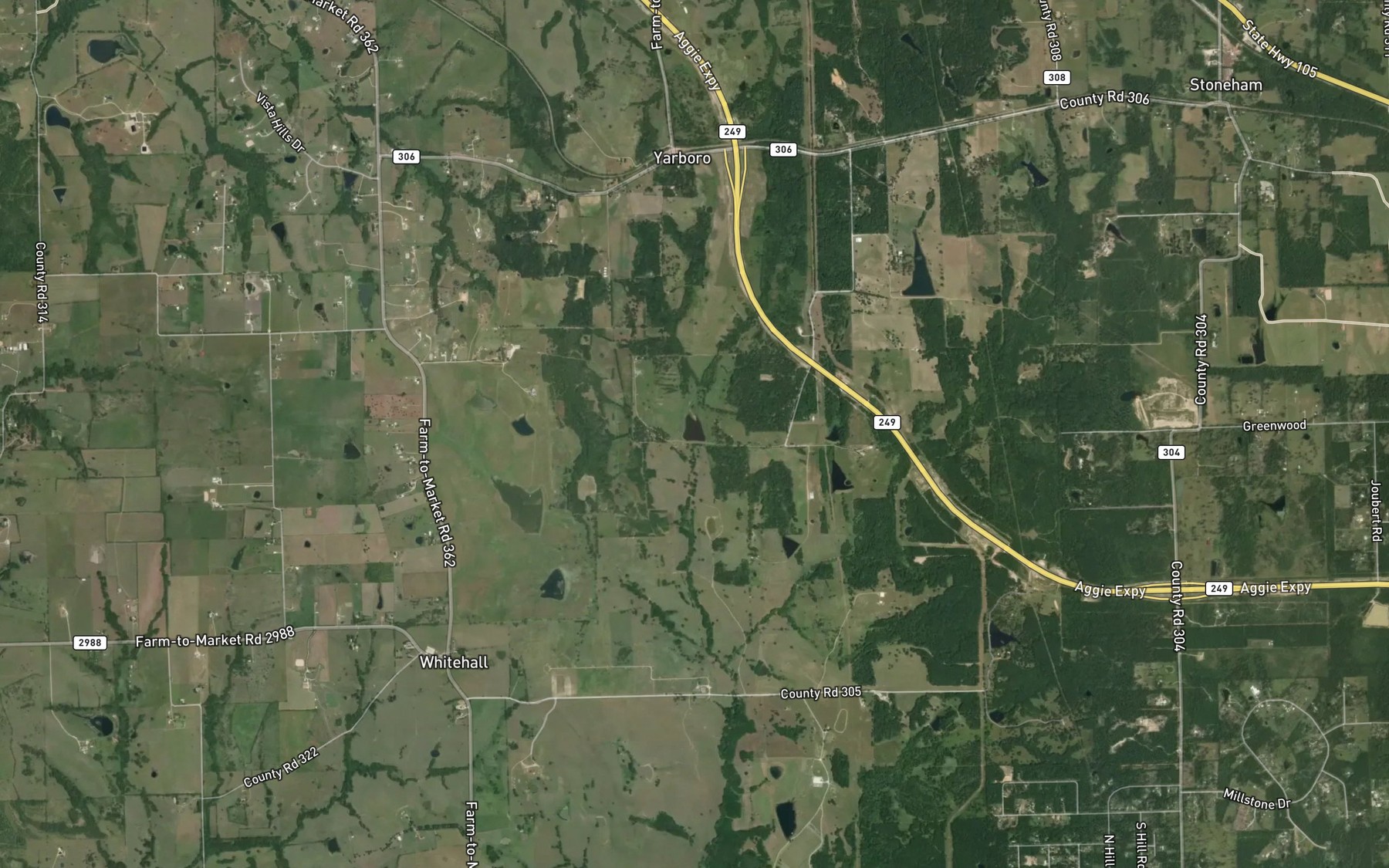 Satellite map of the Koehl Lake