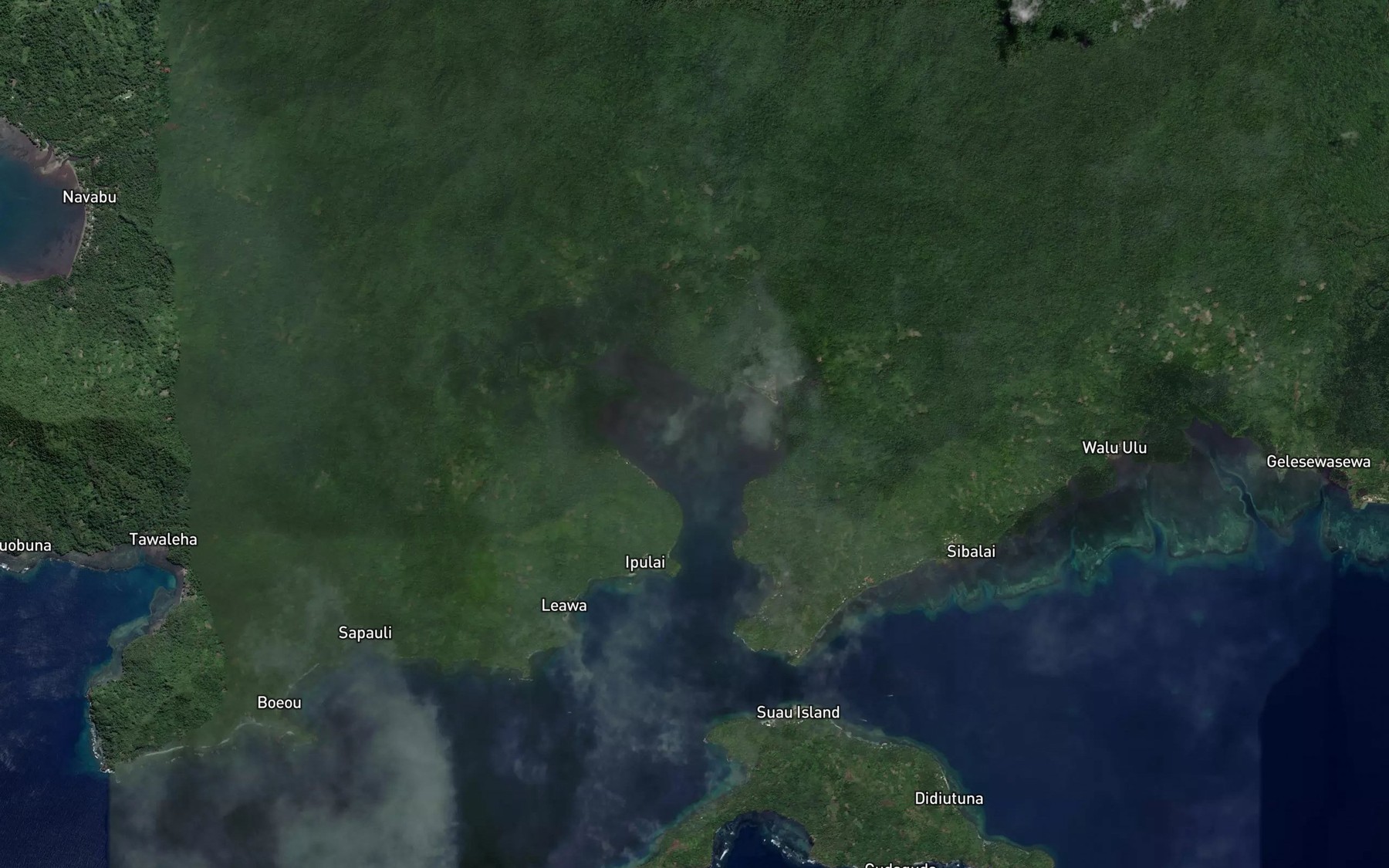 Satellite map of the Dubaguri Bay