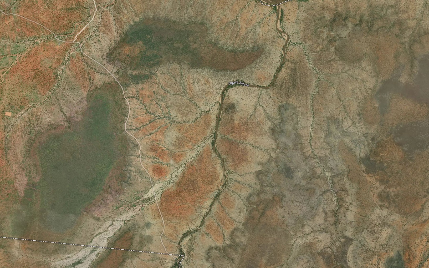 Satellite map of the Ol Boi Burh