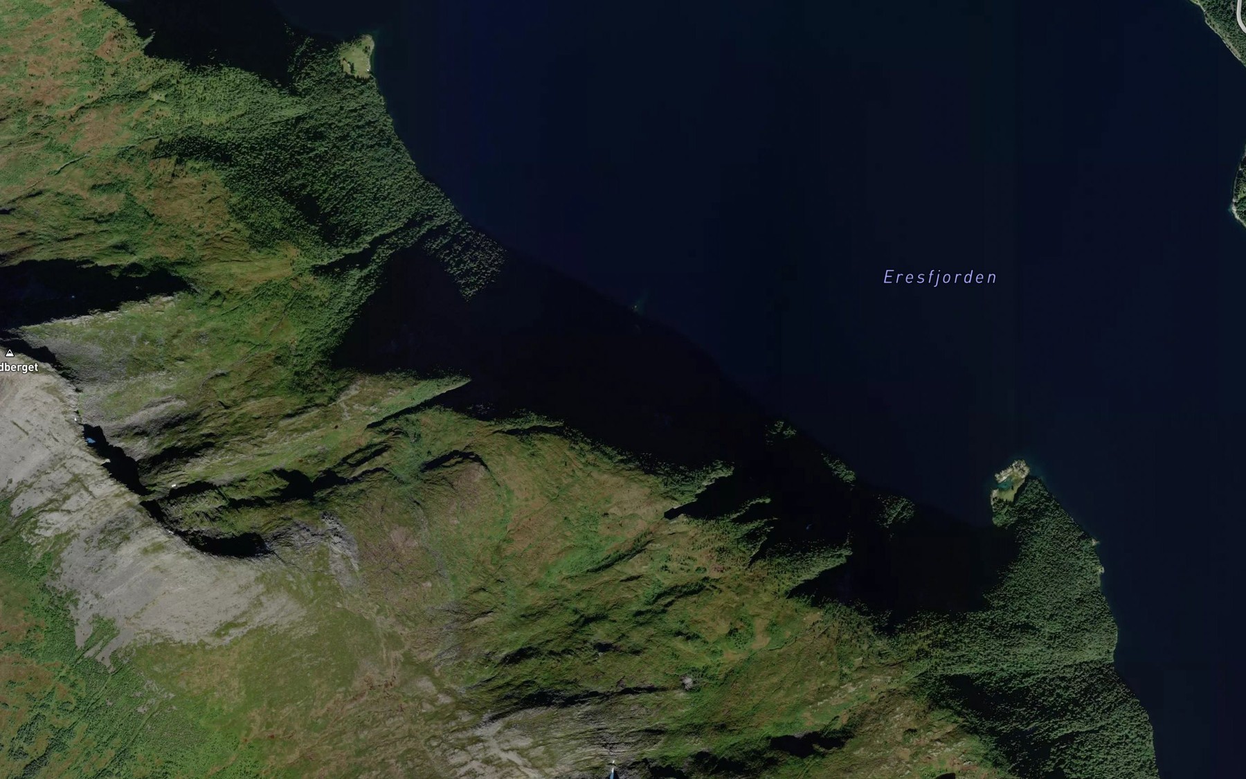 Satellite map of the Krakesteinbekken