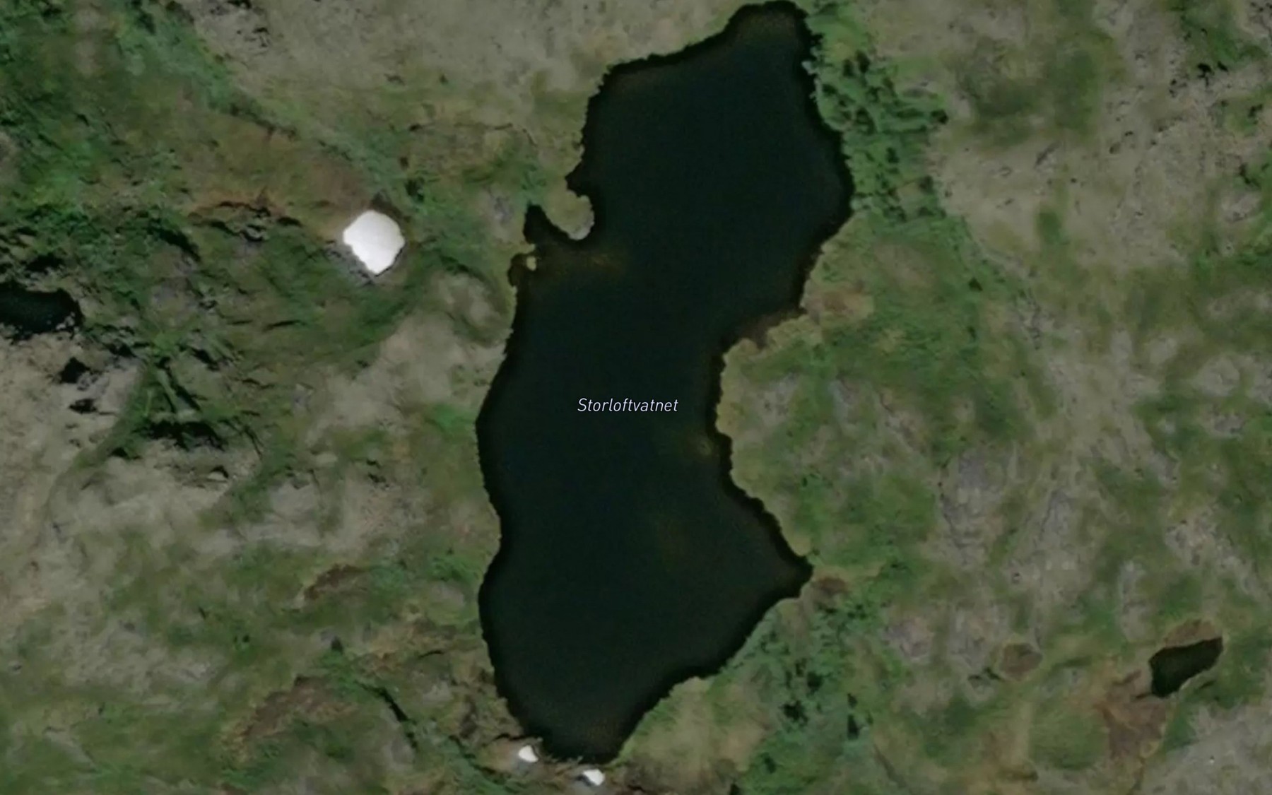 Satellite map of the Loftvatnet