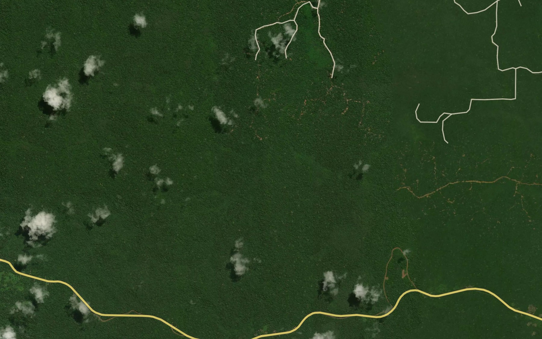 Satellite map of the Mabombolo