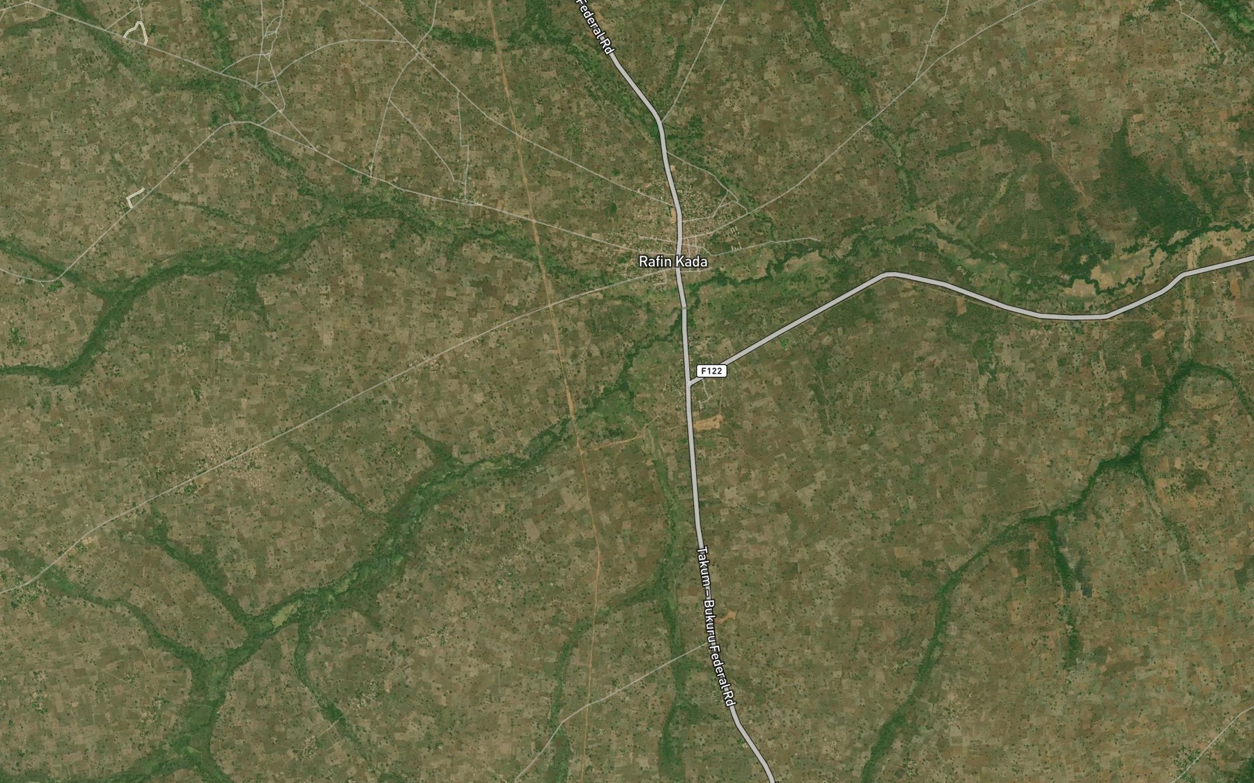 Satellite map of the River Mboosa