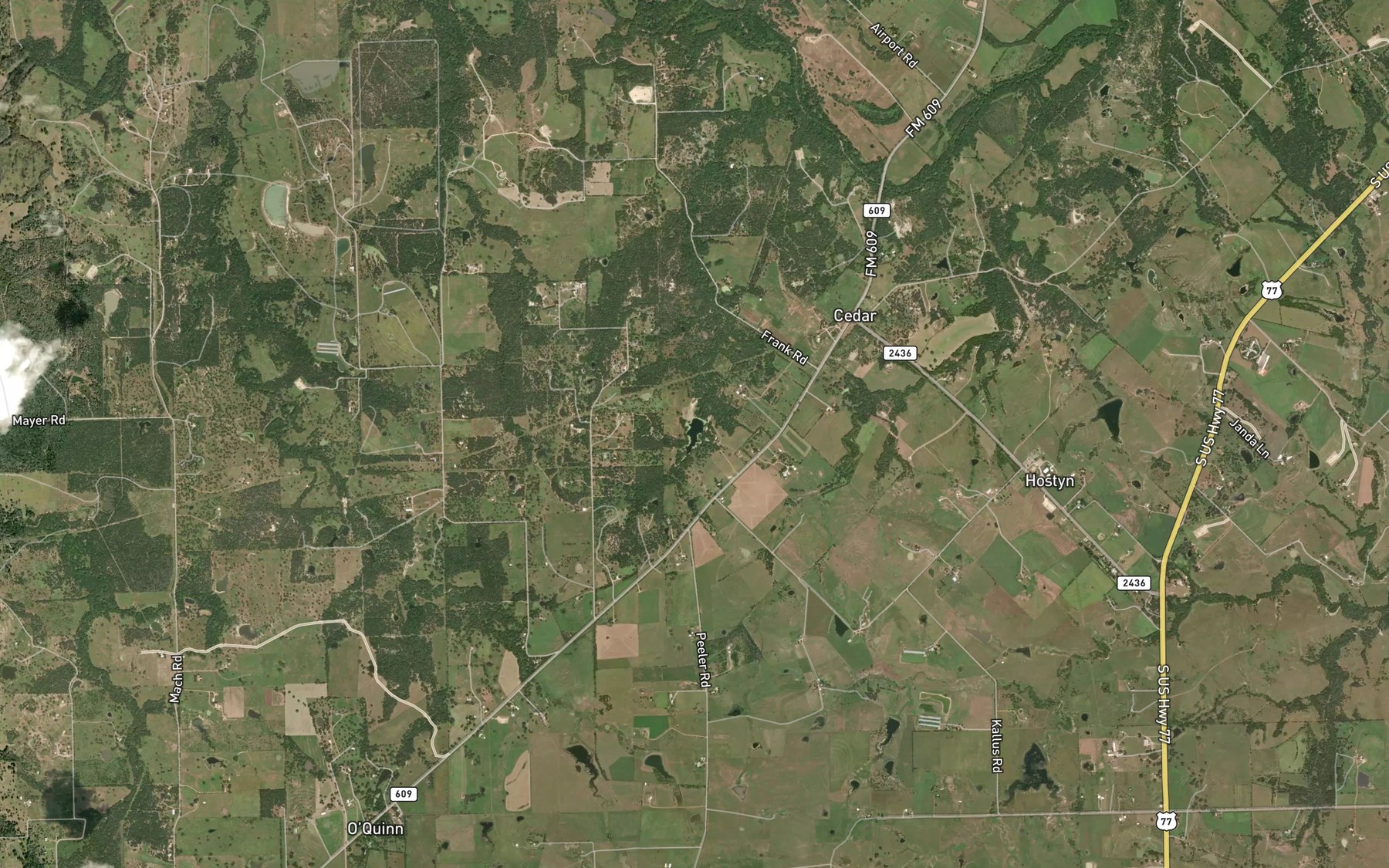 Satellite map of the Lake El-Leo