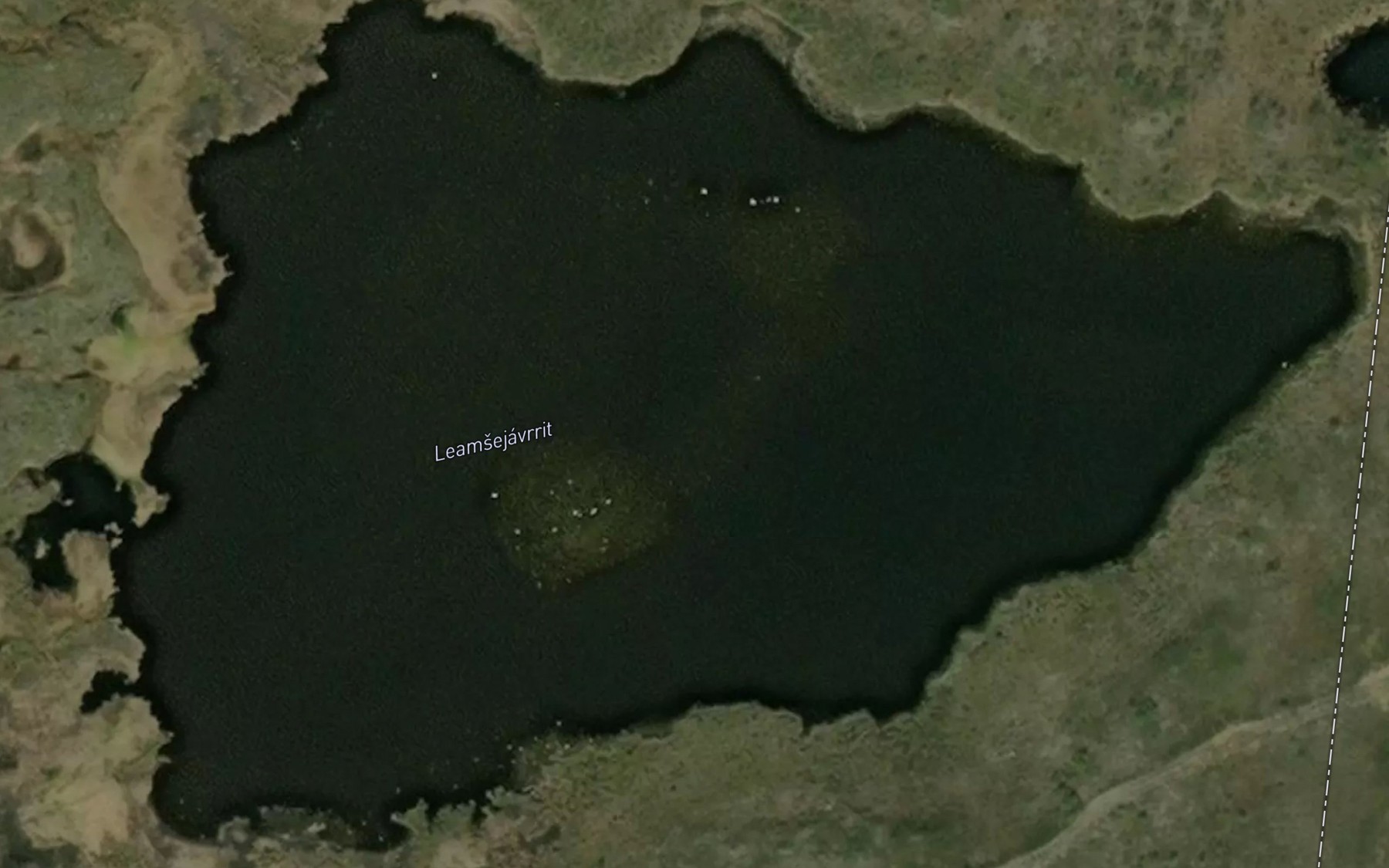 Satellite map of the Laemsejavrit
