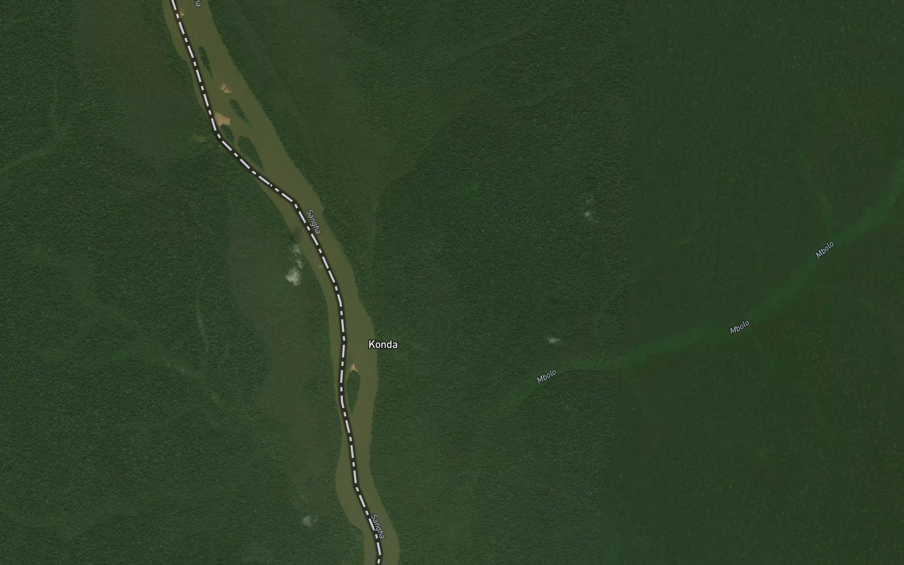 Satellite map of the Somba I