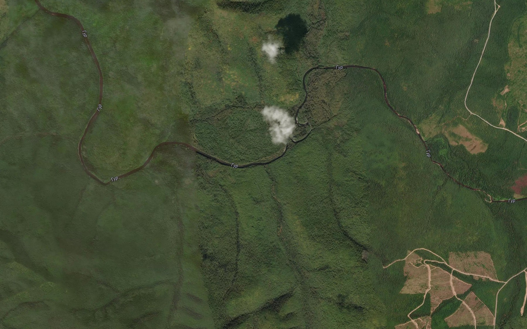 Satellite map of the Uuktaki