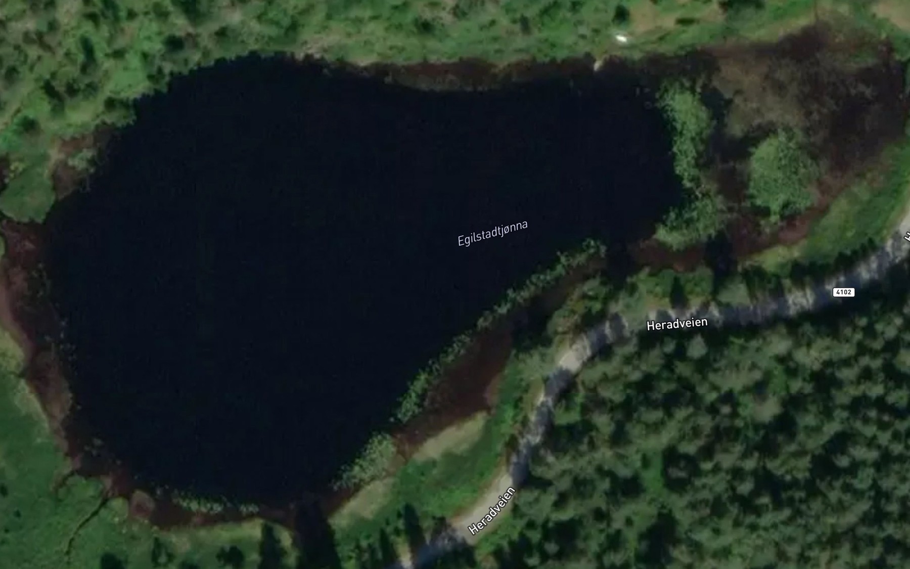 Satellite map of the Egilstadtjonna