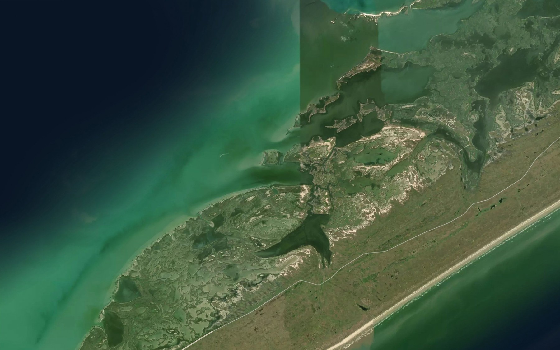 Satellite map of the Pats Bay