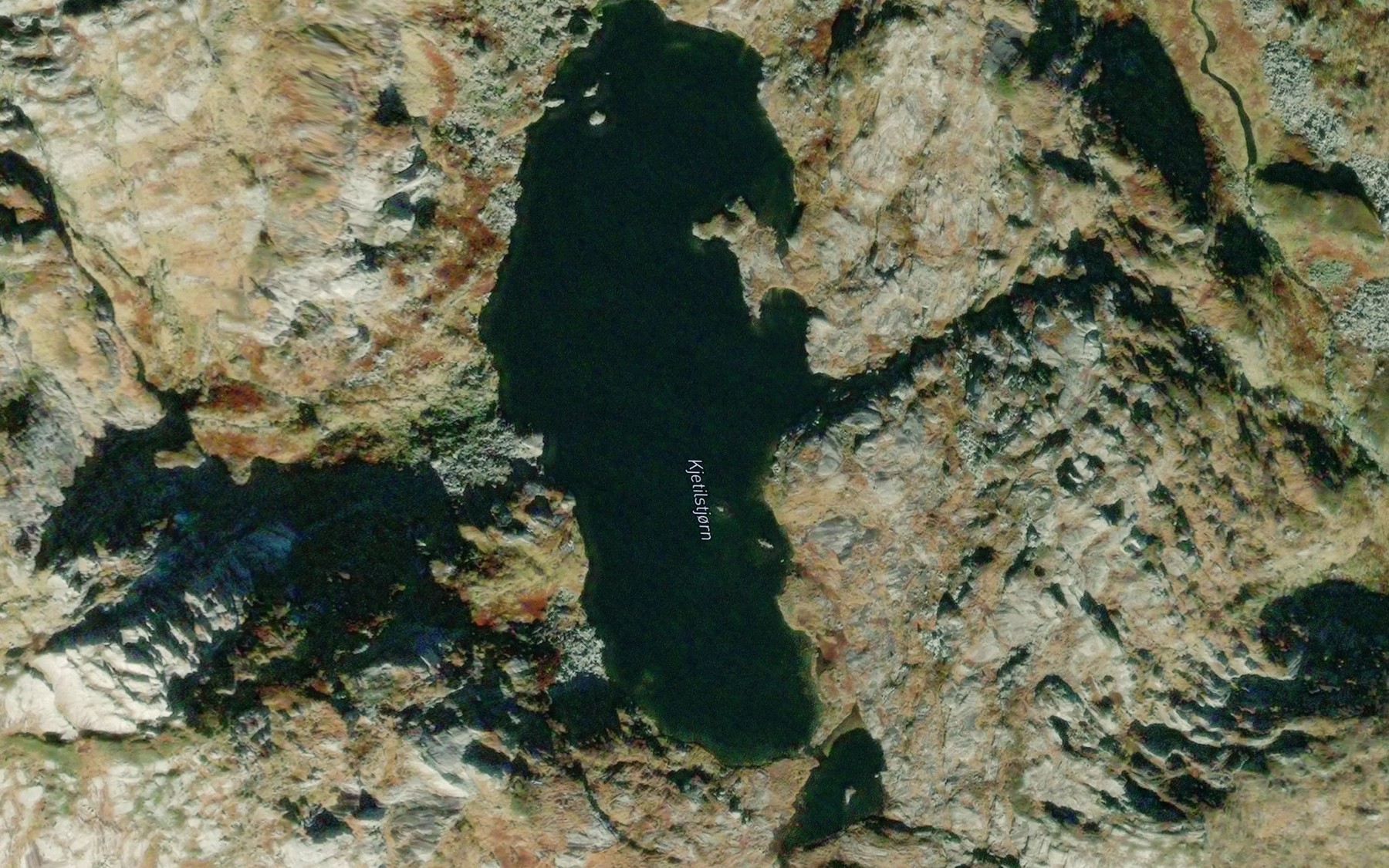 Satellite map of the Kjetilstjorni