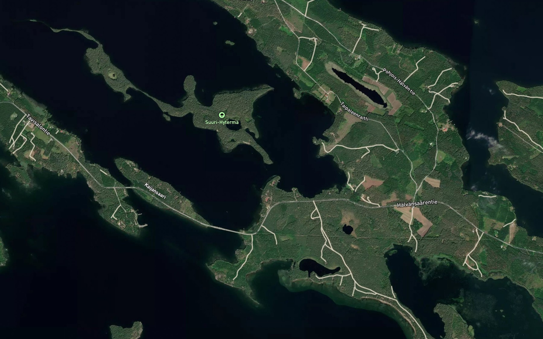 Satellite map of the Syvasalmi