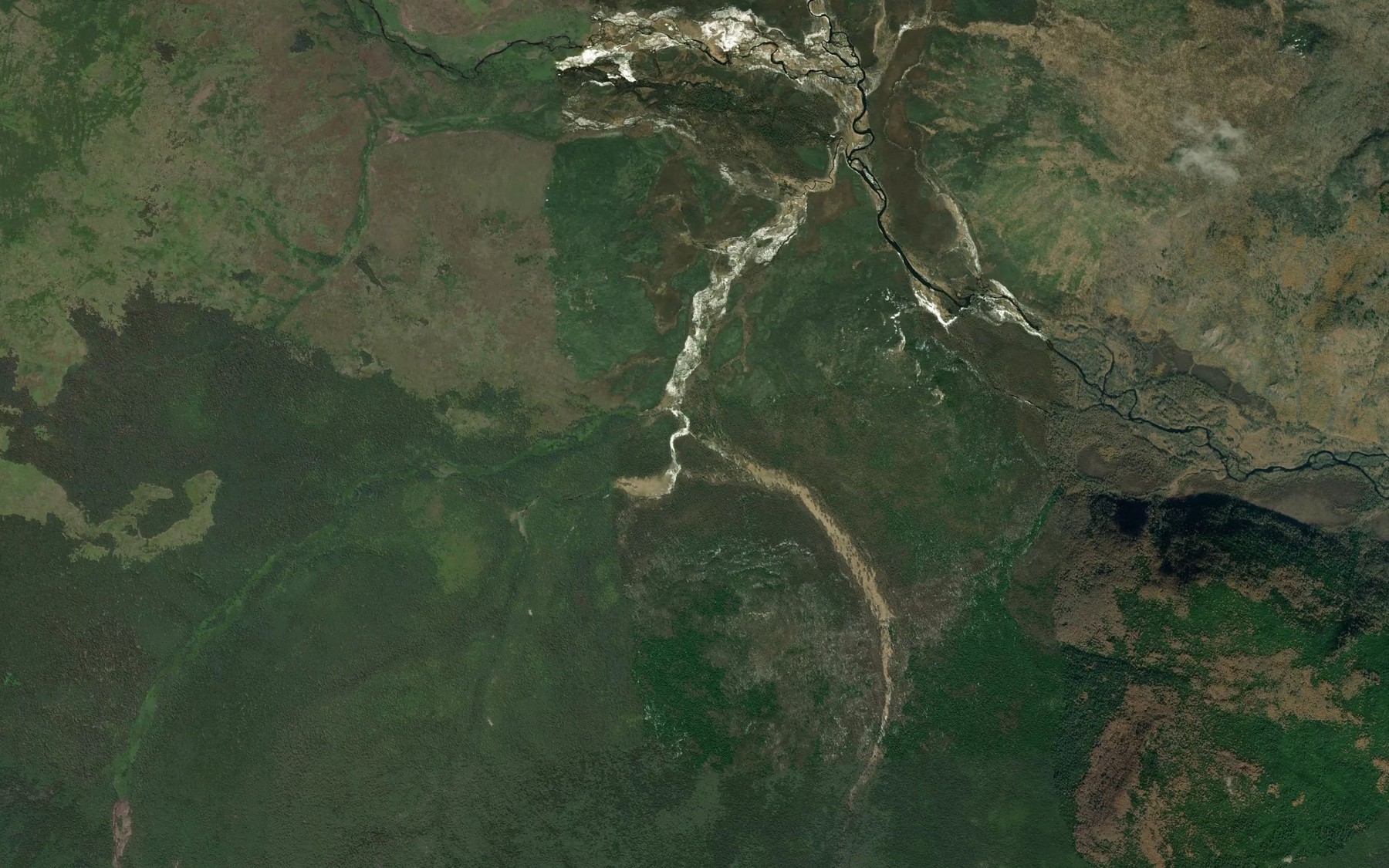 Satellite map of the Ugryumyy