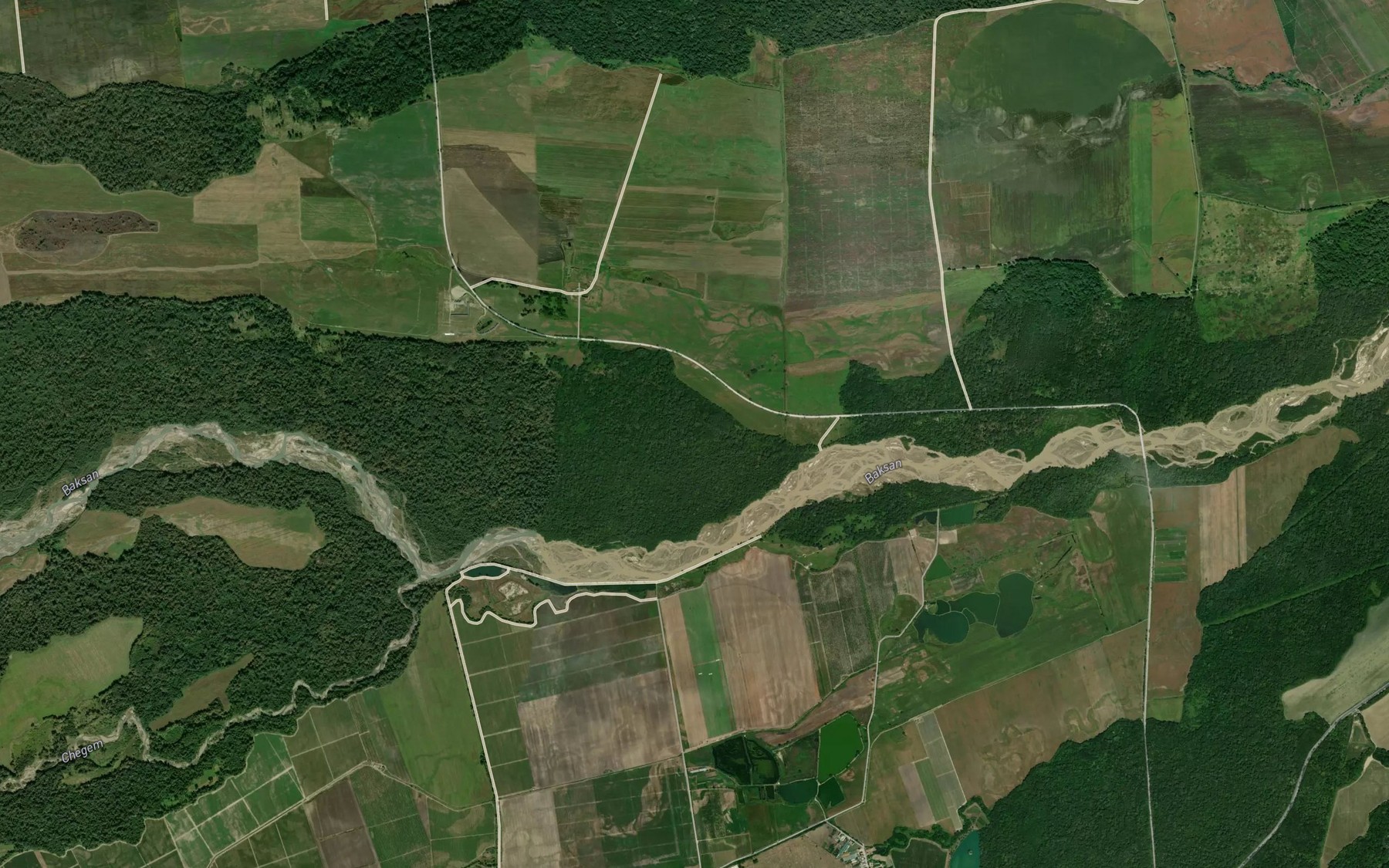 Satellite map of the Chegem Pervyy