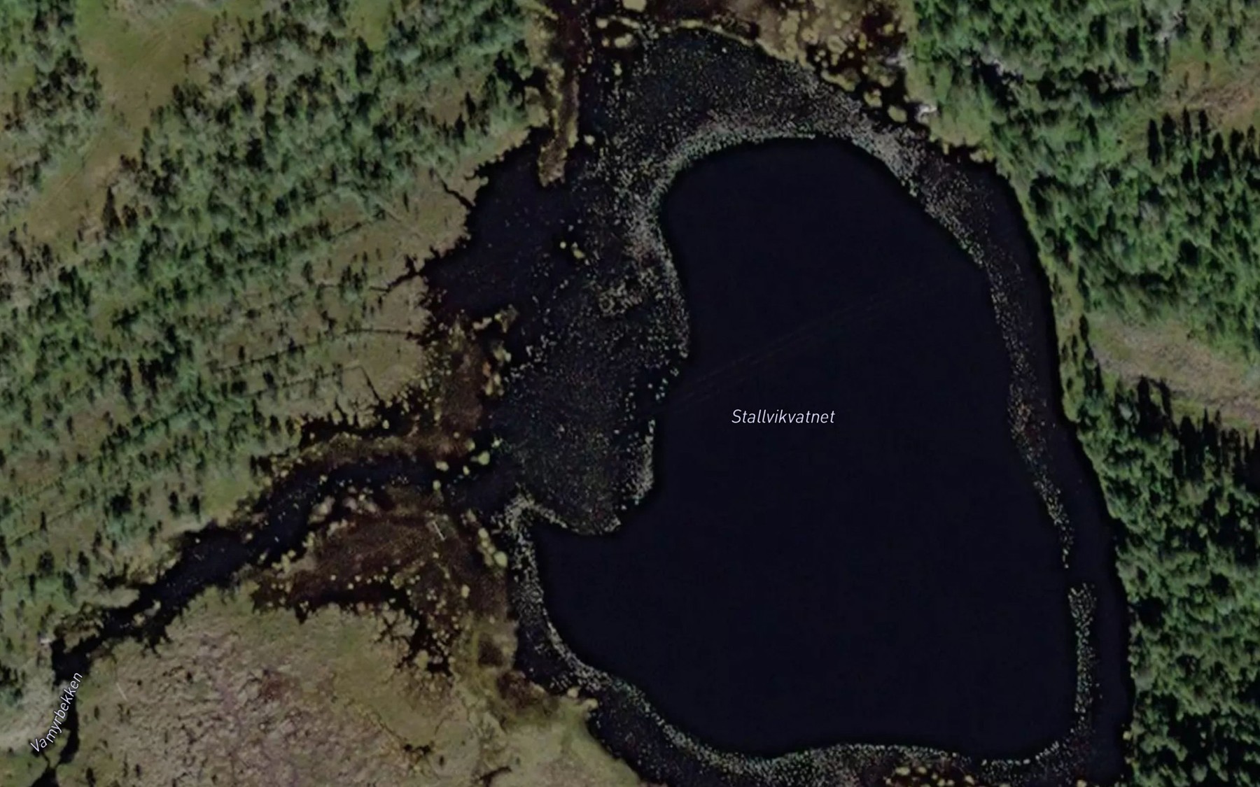 Satellite map of the Stallvikvatnet