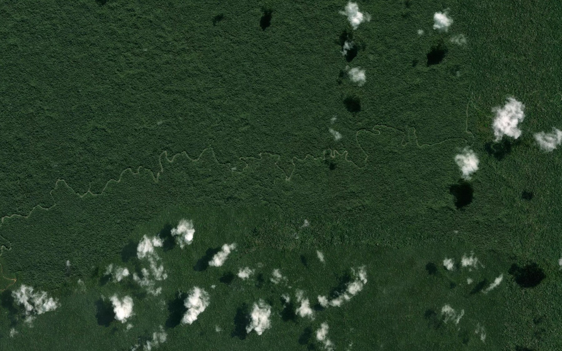 Satellite map of the Quebrada Pongo