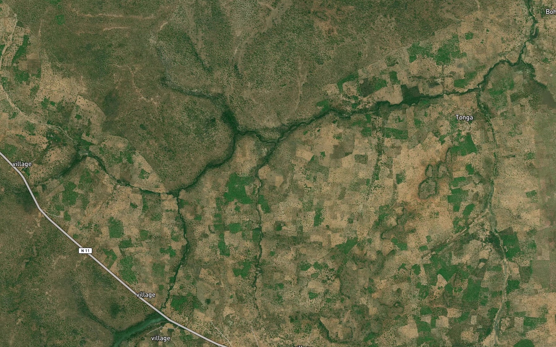 Satellite map of the Bounoubana