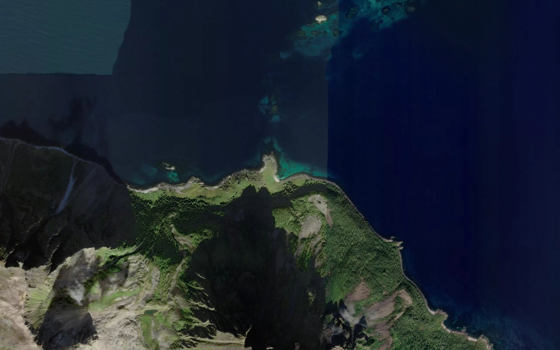 Satellite map of the Loye