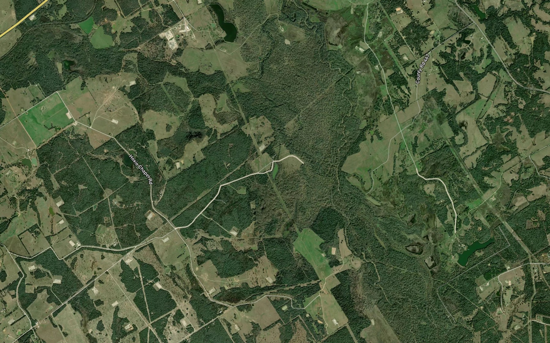 Satellite map of the Wilburn Lake
