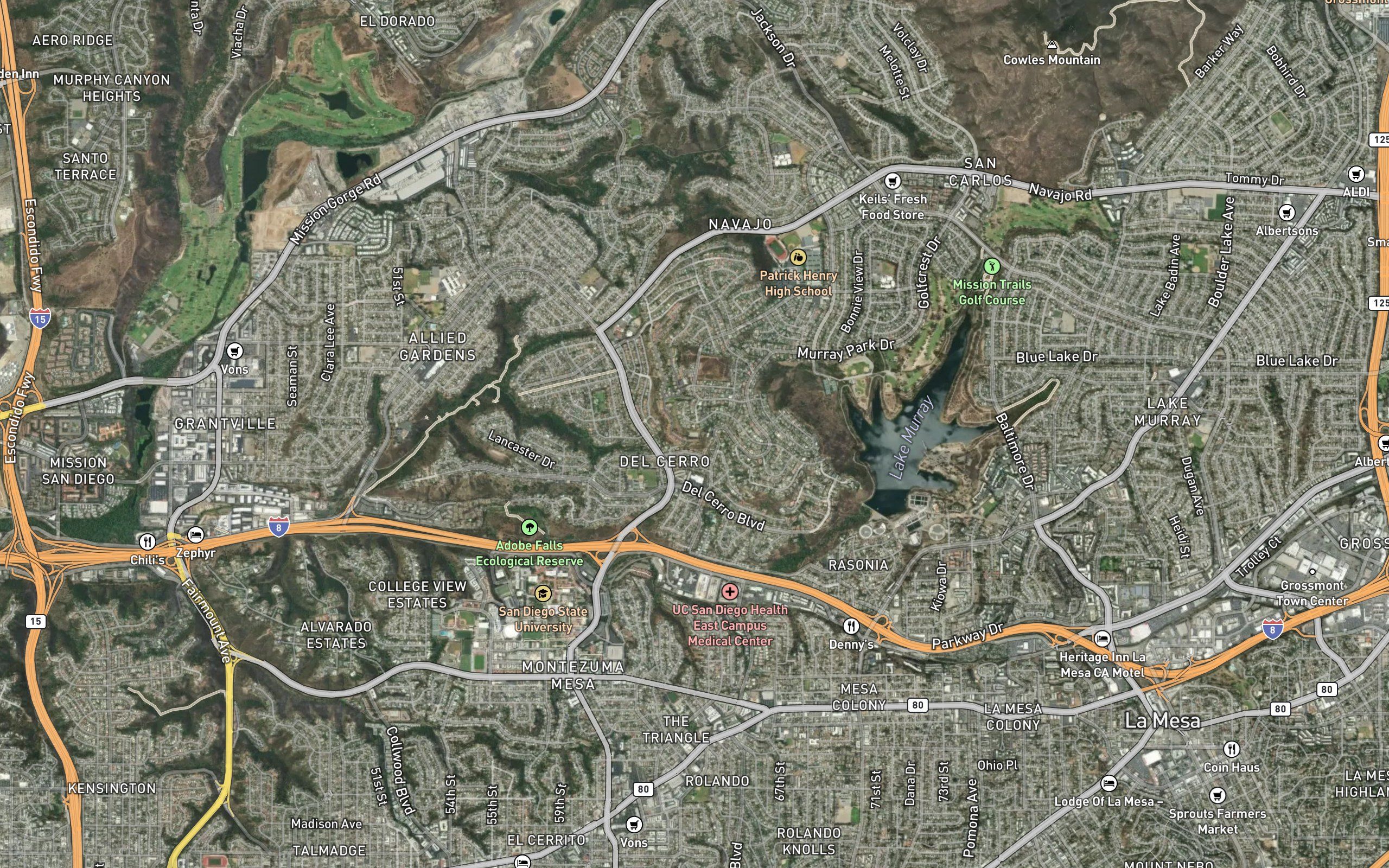 Del Cerro Reservoir