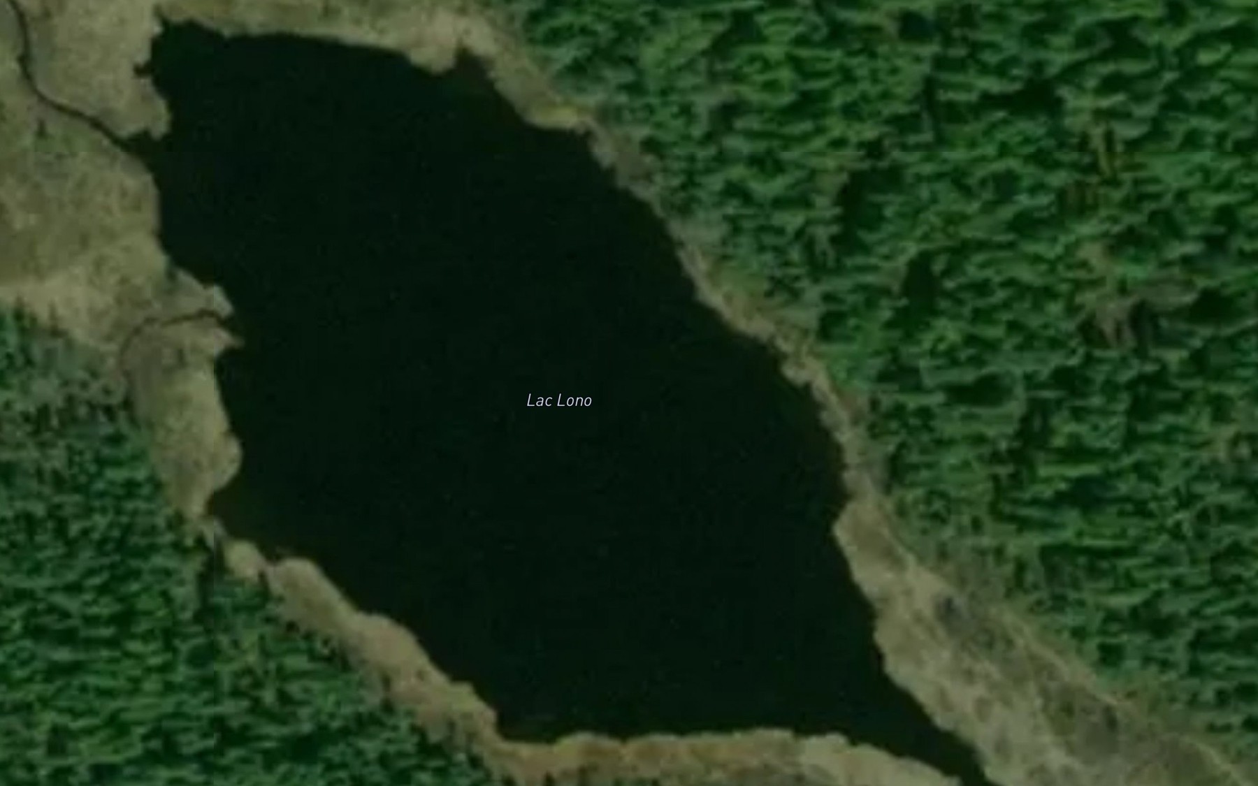 Satellite map of the Lac Lono