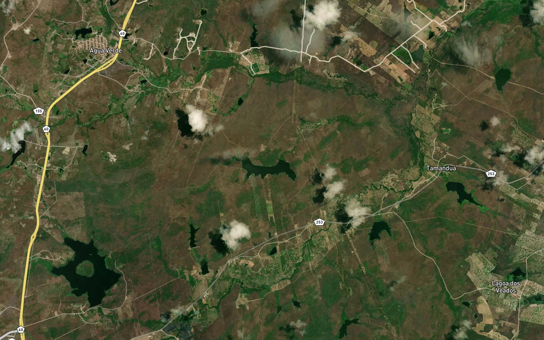 Satellite map of the Acude Farsola