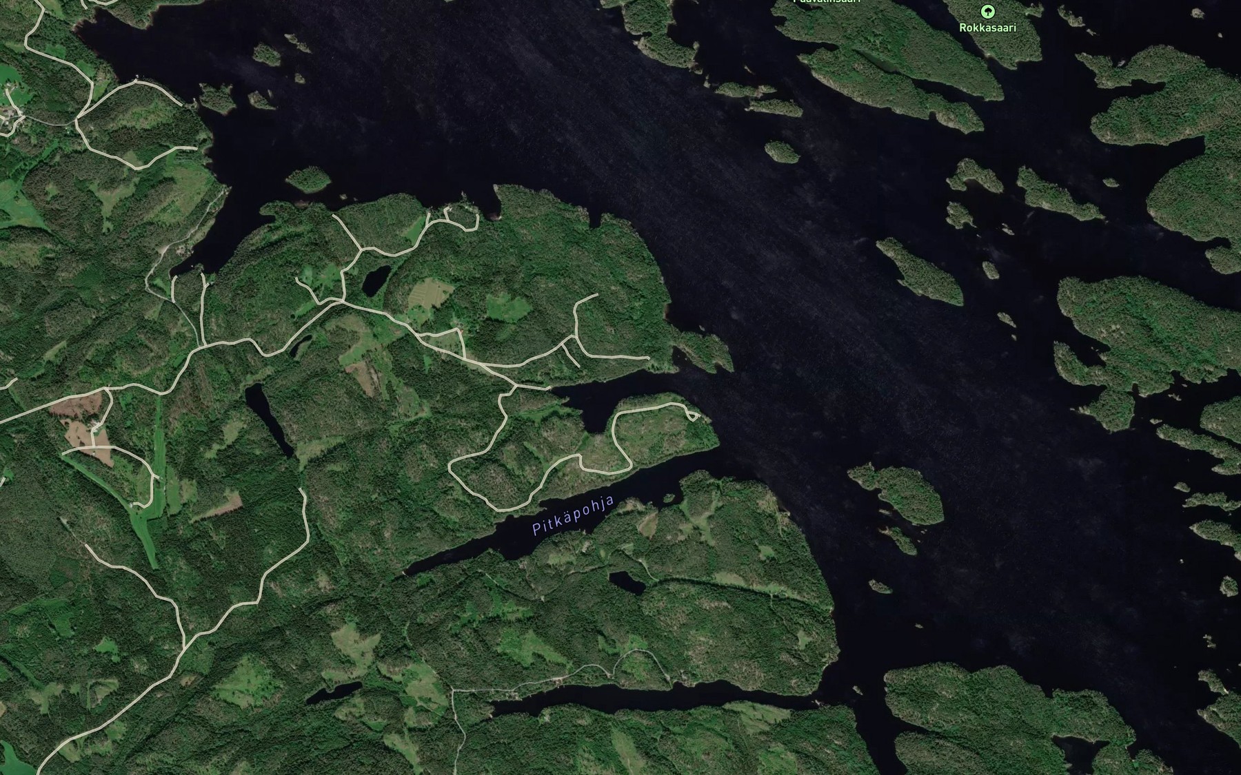 Satellite map of the Pieni Hietalahti