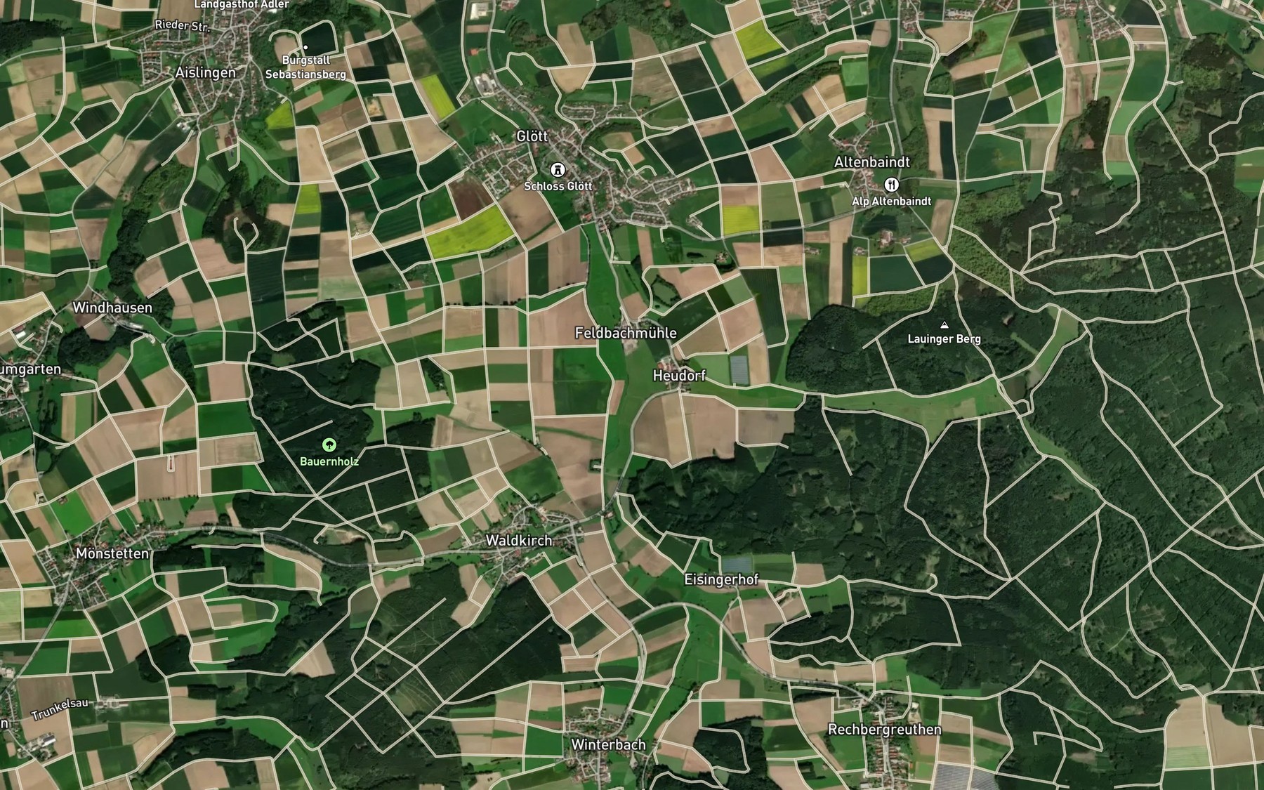Satellite map of the Reichenbach