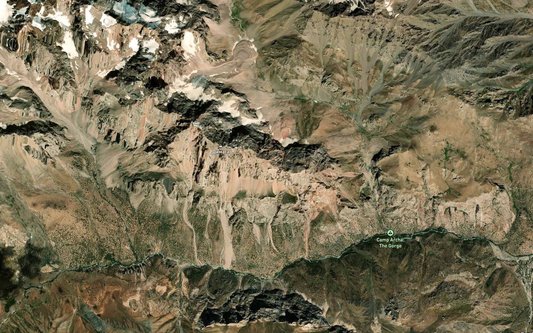 Satellite map of the Mura