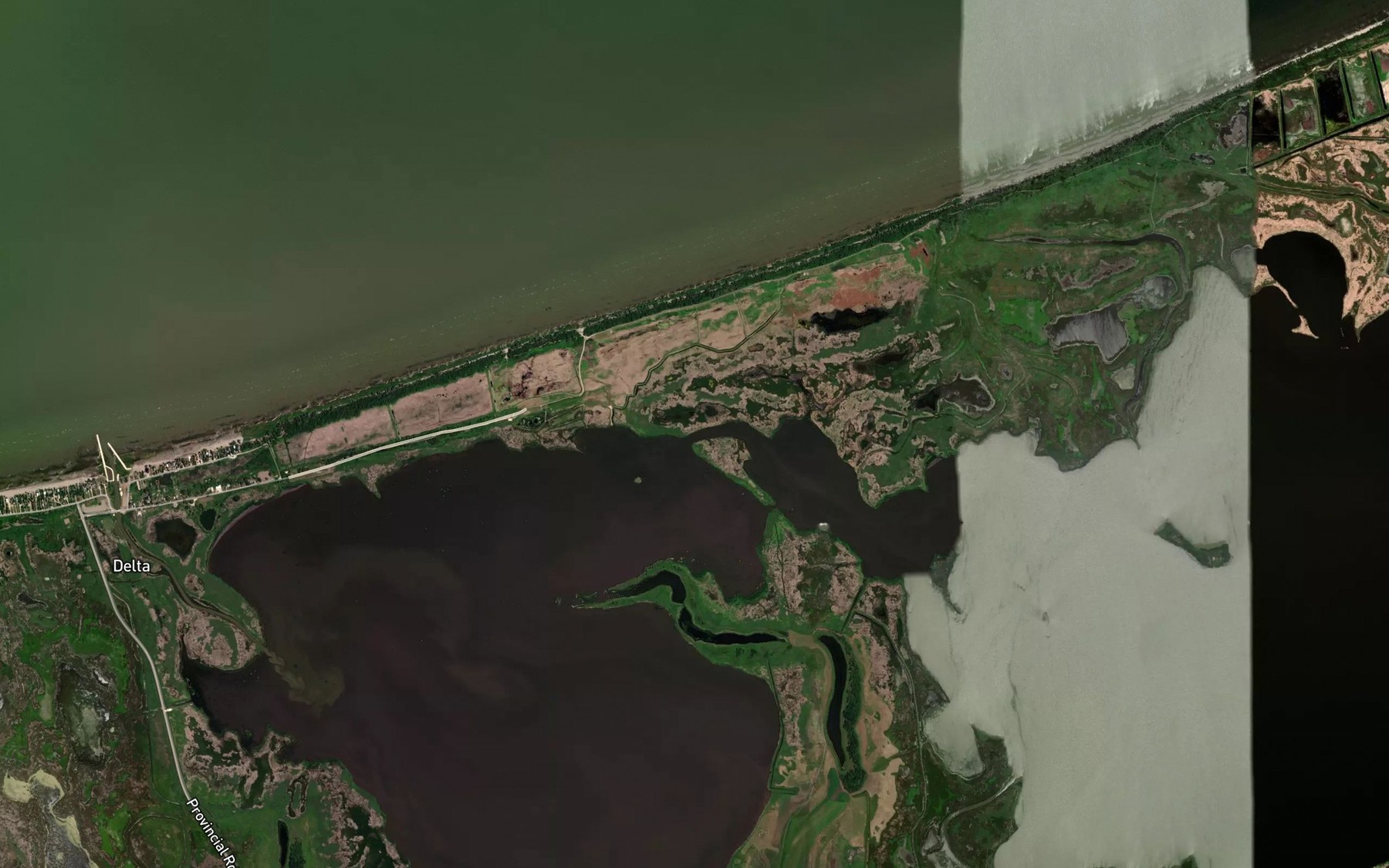 Satellite map of the The Gap