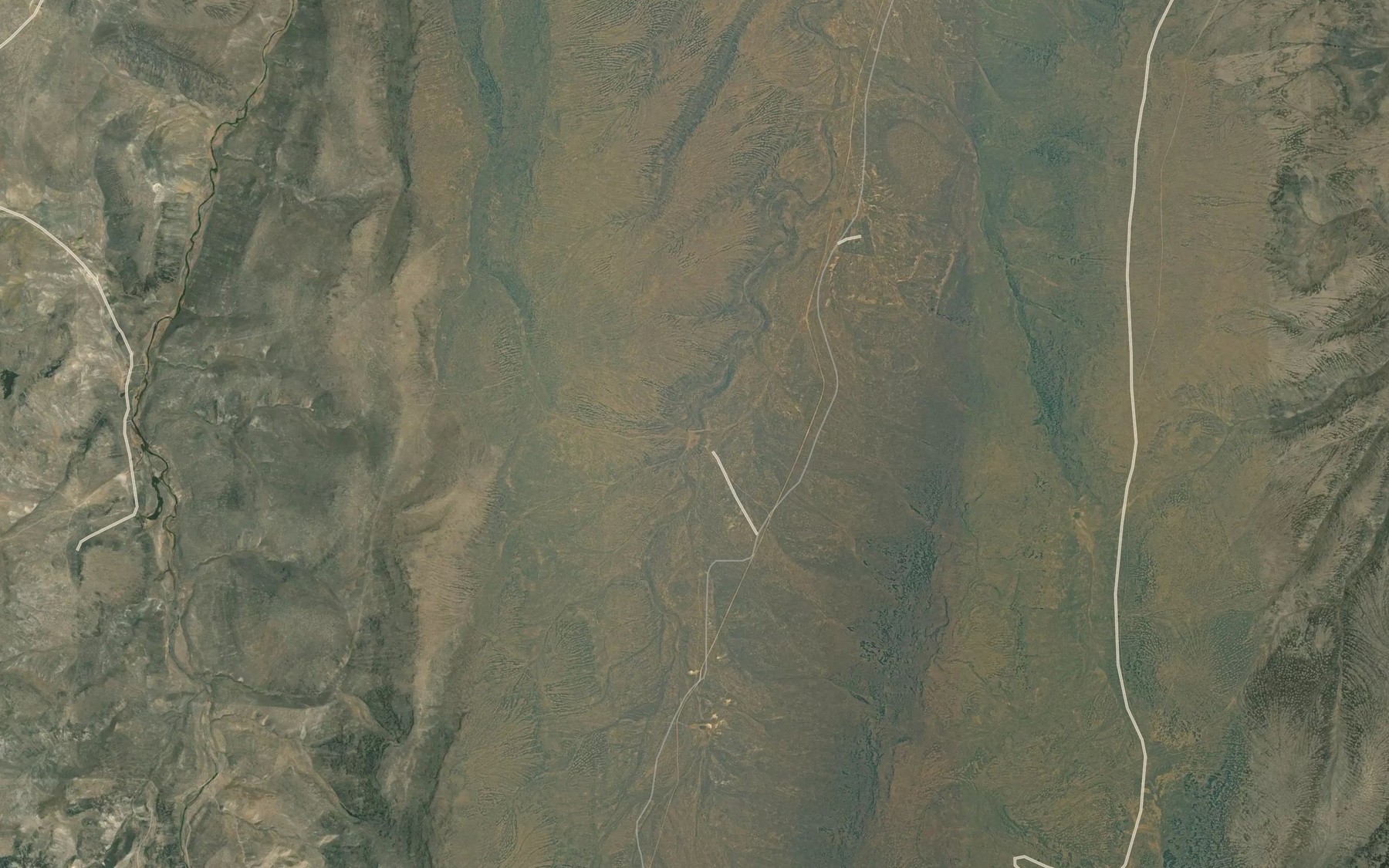 Satellite map of the Stacey Reservoir Number One