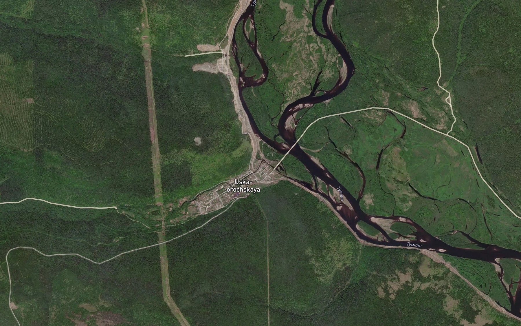 Satellite map of the Khudyami