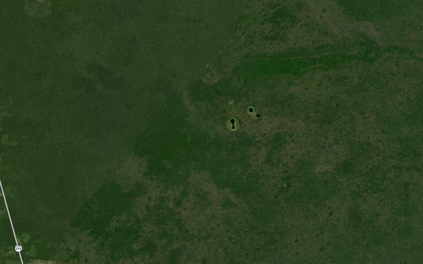 Satellite map of the Laguna San Andre