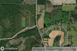 Satellite map of the Crevasse Pond