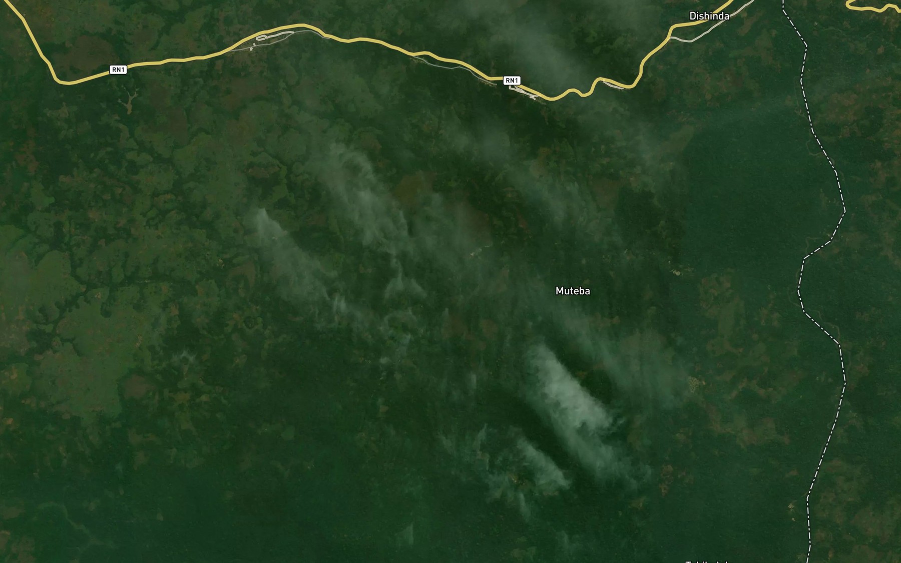 Satellite map of the Tshintu